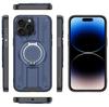 Shockproof Heavy Duty Armor Phone Case with 360° Rotatable Magnetic Metal Ring Stand for iPhone/Samsung Case for Car Holder