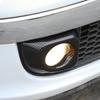 Hcilloend Fog Light Front Fog Light Trim Protective Covers for New Fiat 500 ABS Decorative Exterior Custom Set Fiber Covers, Rings, (2011-2019),
