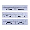 Professional Eyebrow Measurement Position Ruler Guide Device Achieve Balanced Brow Shape Makeup Measure Stencil 10 Pack