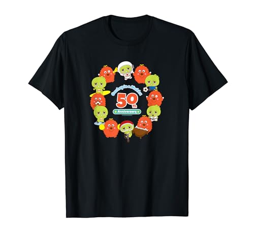 Gachapin & Mukku 50th Anniversary  Challenge  Adult T-Shirt