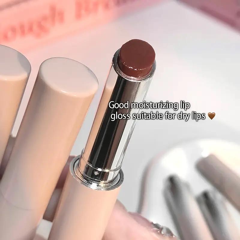 Luciu de buze solid 6 culori Opțional Buze Apă Lumină Glazură pentru buze Ruj cu oglindă Jeleu Hidratant Machiaj zilnic pentru buze Cosmetice