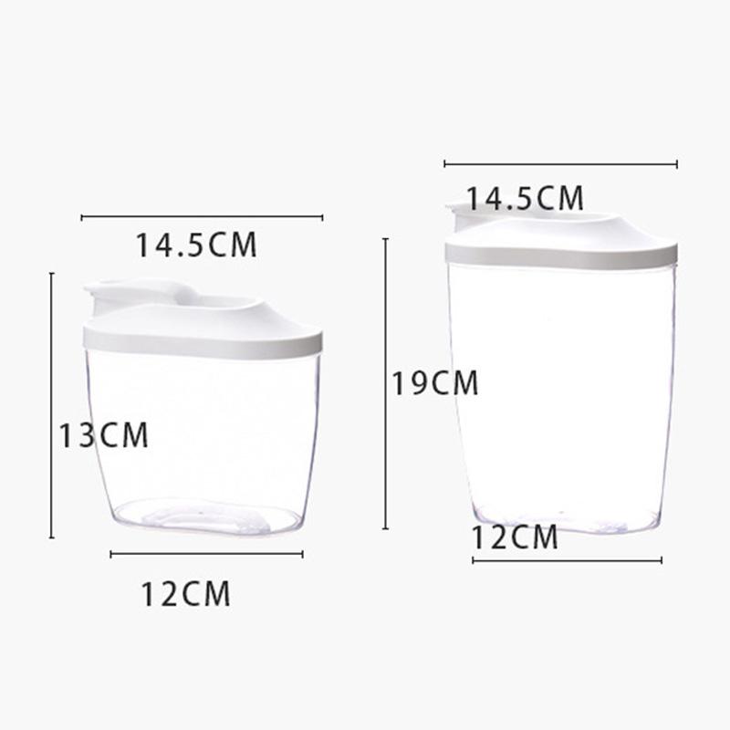Cereals Sealed Jar 1000/1500ML Large Capacity Sealed Plastic Storage Box Household Dry Food Containe Kitchen Supplies VIE LENTE