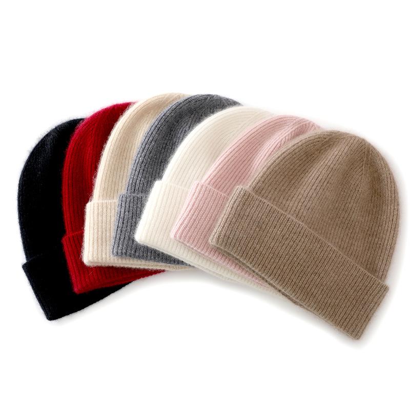 2025 Herbst/Winter Damen- & Unisex 100% Reiner Kaschmir Beanie - Warme, modische und vielseitige Mütze