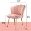 Elegant Tufted Dressing Stool for Bedroom Girls Women, Upholstered Princess Accent Desk Chair for Office Study