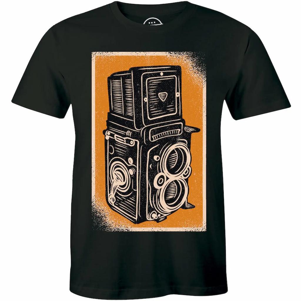 Vintage Photography Camera For Photographer Unisex T Shirt Cameraunisex Classic Vintage Homme Slightly Versatile Comfortable