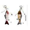 Lifelike Moving Fish Lure Keychain Key Holder Decoration For Angling Hobbyists Multidirectional Key Holder Accessory