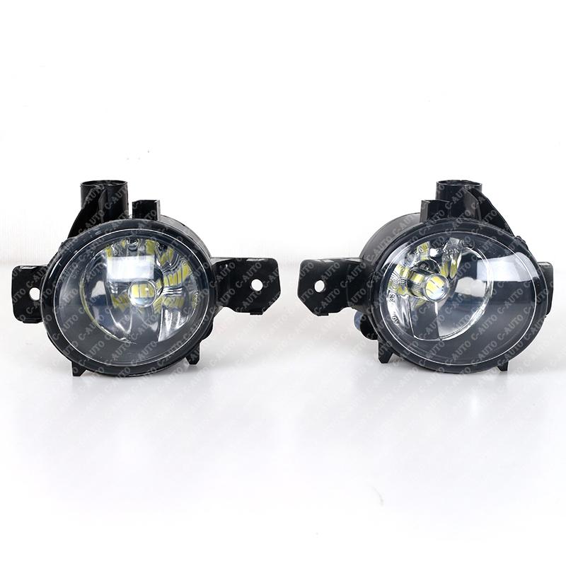 Car Front LED Fog Light With Bulbs For BMW 1 Series E82 E87 E88 X3 E83 X5 E70 63176924655 63176924656 Car-Styling Assembly Lamps