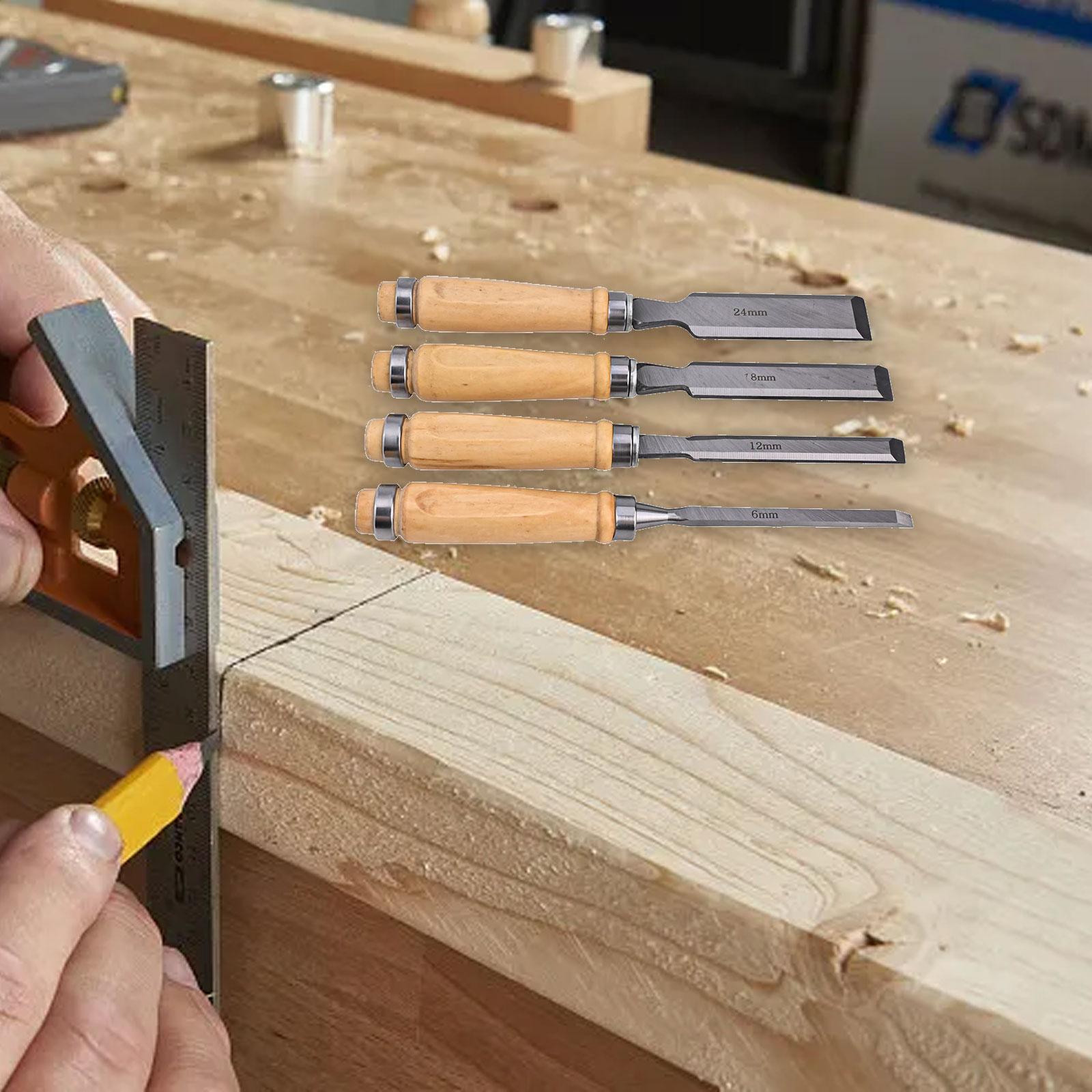 

4 шт. 6/24 мм Стамески для різьблення по дереву Професійні криві долота Для столярства Різьблення по дереву Різьба Ремесло Інструмент для деревообробки China Mainland