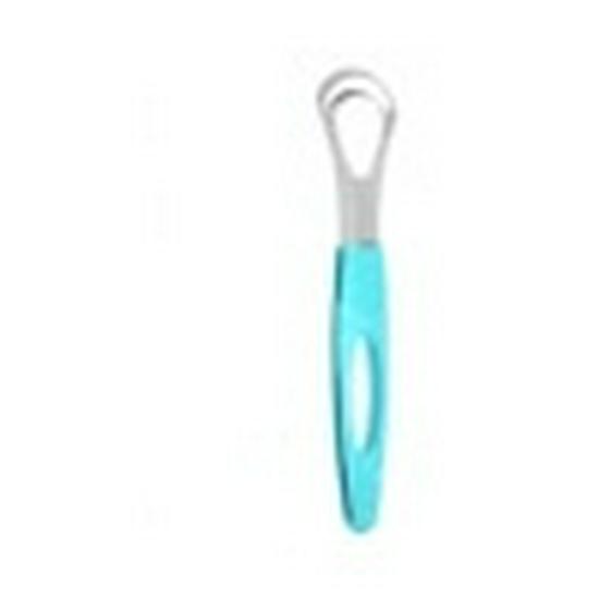 

Stainless Steel Double-Layer Tongue Scraper with Nano Handle for Oral Care