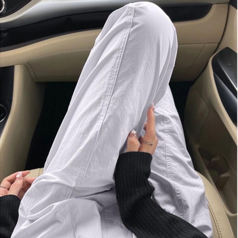 

Брюки-карго Taro Purple женские, американские, с завязками на высокой талии, прямые, свободные, утягивающие, модные, повседневные, широкие брюки XL