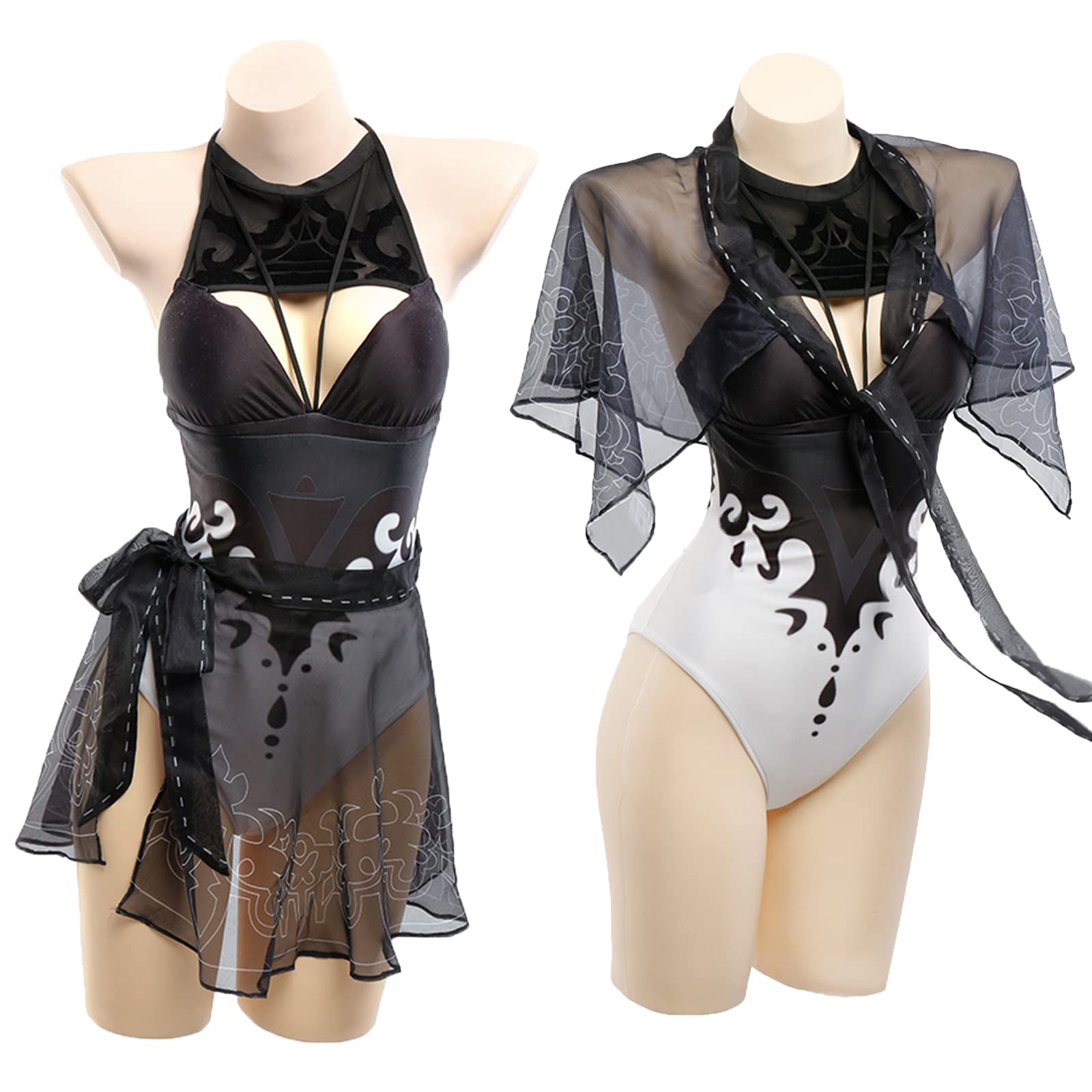 

[milky time] NieR:Automata Cosplay Halloween 2B Swimsuit