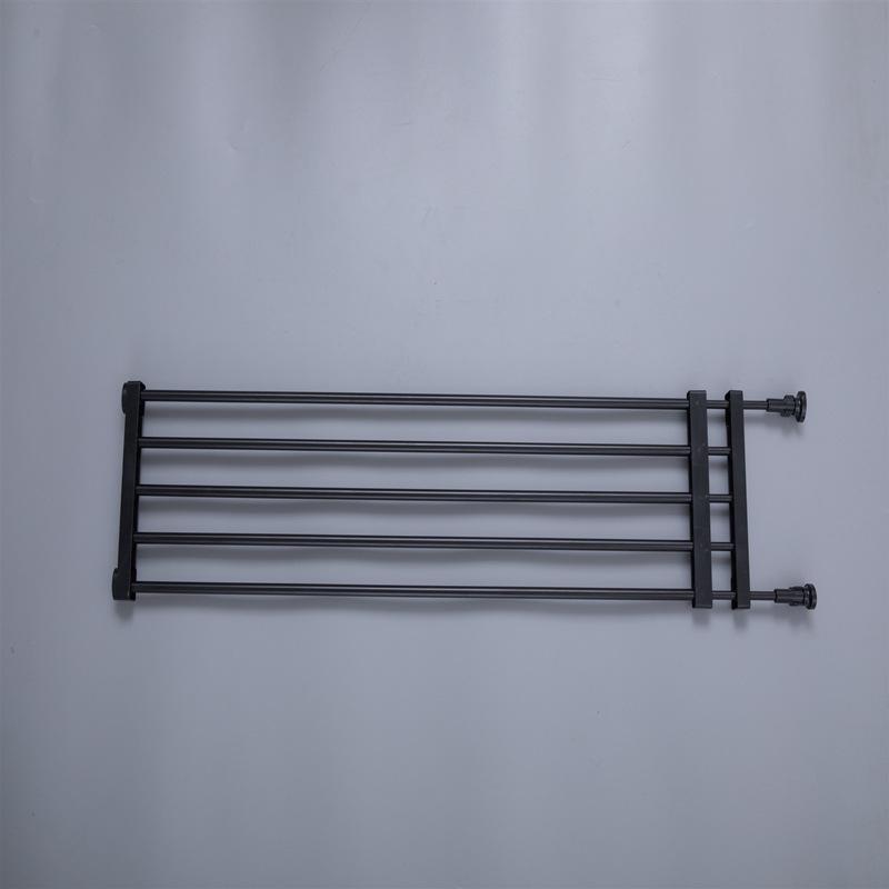 

Pet Isolation Door Fence: Indoor Protective Barrier for Cats and Dogs 24cm High, 39-60cm Wide чёрный