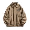 New Fattened Plus Size Leather Jacket Men's PU Leather Tooling Large Size Leather Jacket Men's Stand-Up Collar Locomotive Douyin Cross