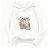 Fashion Rainbow Unicorn Hoodie Kids Children's Sweatshirt Cute 90s Hoody for Boys Girls Autumn Winter Casual Hoodies Pullover