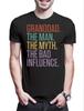 Granddad The Man The Myth Men's T-Shirt Best Grandpa Grandfather Grandson Grandpa Opi