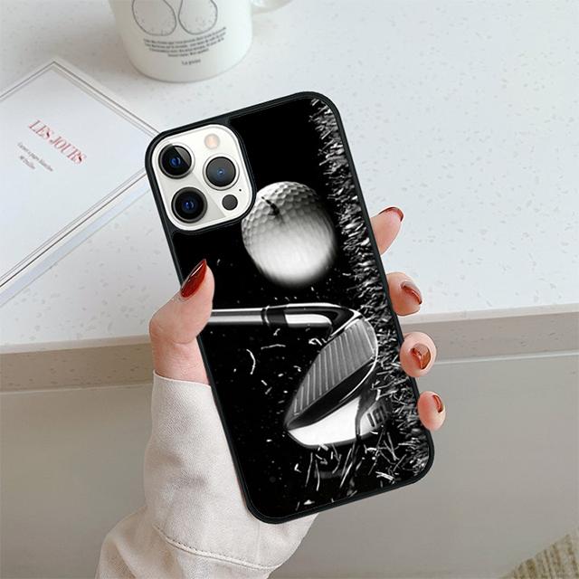 Sport Golf Ball Course Field Phone Case For iPhone 17 Air 14 15 16 13 12 Cover For Apple Pro Max Plus Coque