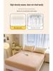 Autumn Winter Flannel Fitted Sheet: Non-slip Coral Fleece Bedspread & Mattress Cover