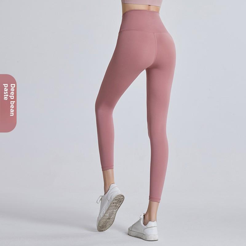 Pantaloni da yoga fitness a vita alta da donna