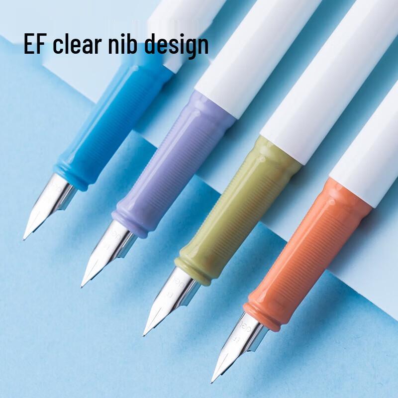 Deli EF Fine Nib Posture Correction Fountain Pen Set