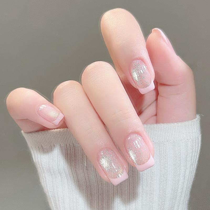 French Nail Art Stamper With A Nail Scraper Silicone Clear Head Nail Mold Stamping Template For Diy Manicure