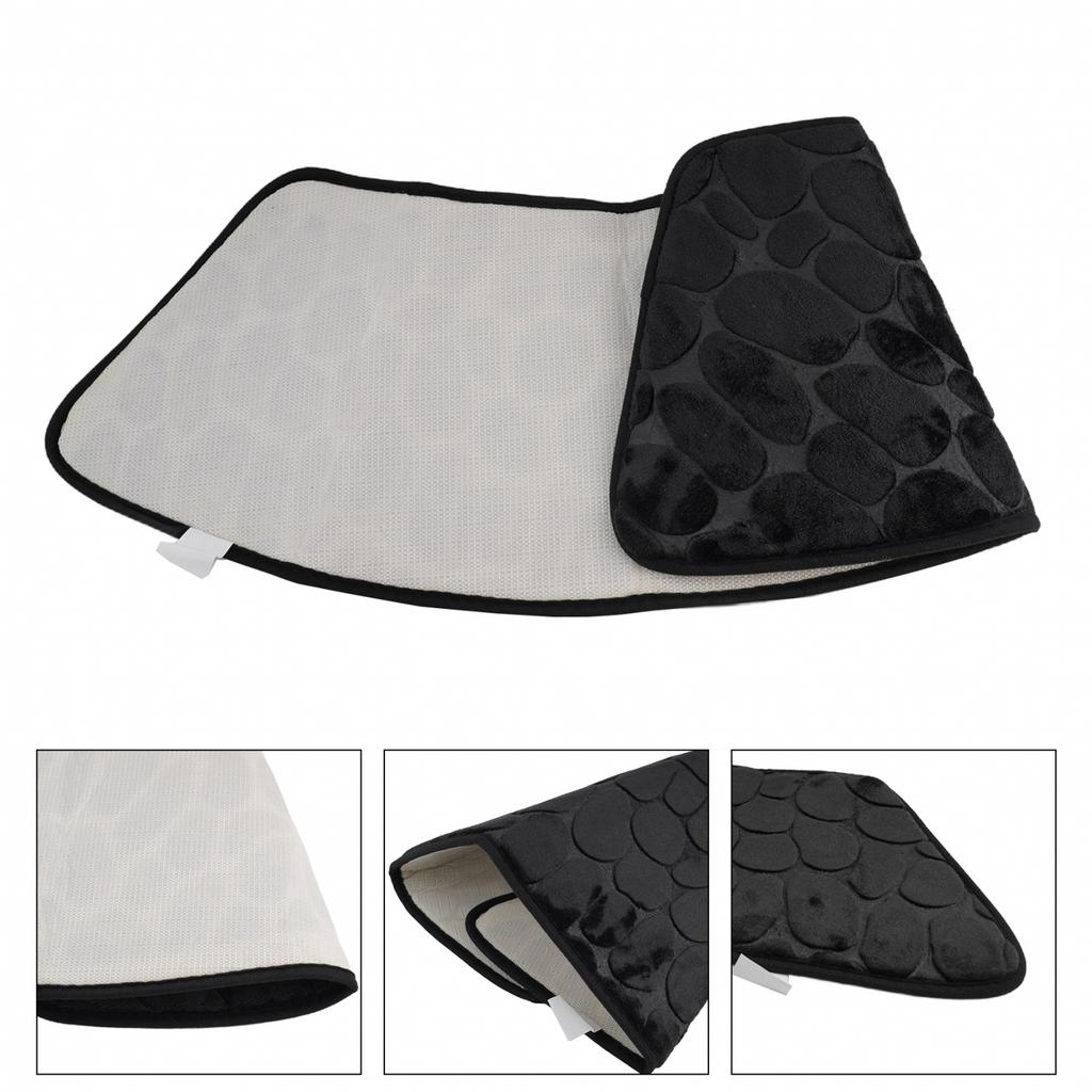 Shower Mat Bathroom Accessory Curved Shower Washable