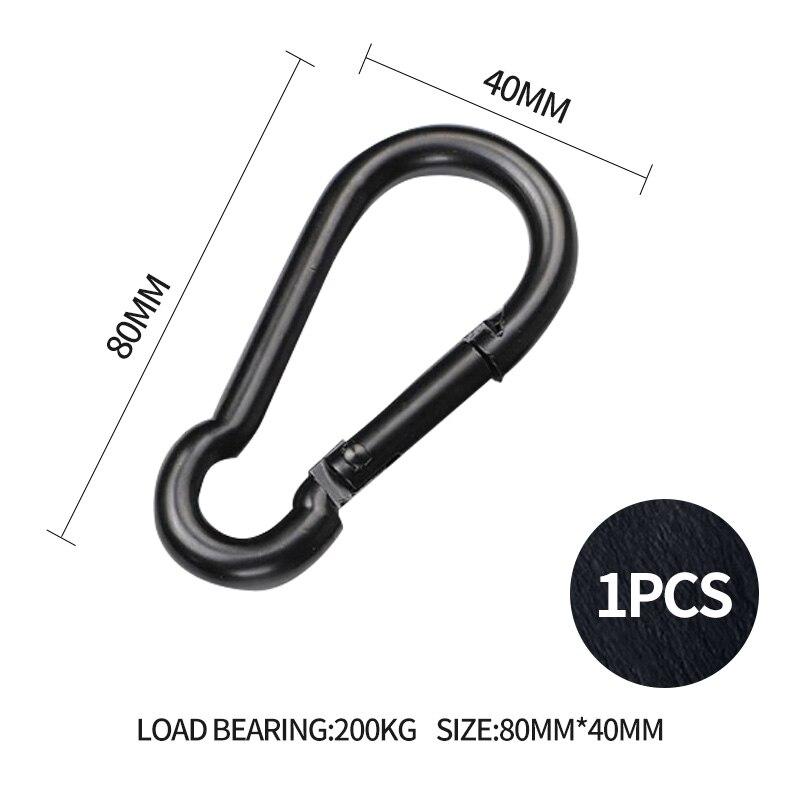 Mountaineering Buckle Outdoor Camping Multi-functional Quick-hanging Aluminum Alloy Spring Buckle Safety Buckle