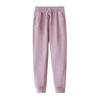 Casual Sweatpants for Women's Men Autumn Winter Outdoor Loose Harem Pants Fleece Thicken Warm Bundle Foot Straight Trousers