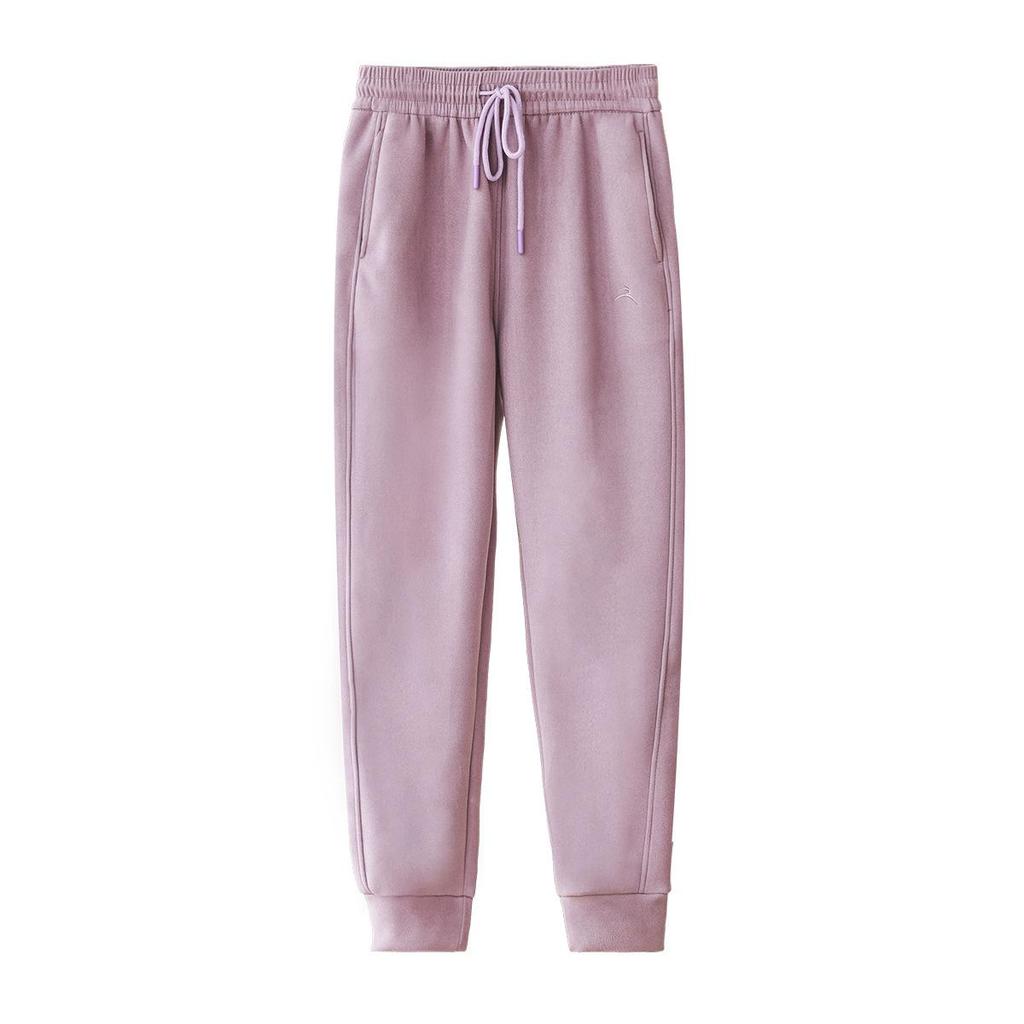 Casual Sweatpants for Women's Men Autumn Winter Outdoor Loose Harem Pants Fleece Thicken Warm Bundle Foot Straight Trousers