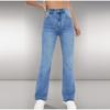 New Women's Hot Jeans Slimming European and American Style Casual Versatile High Waist Washed Denim Trousers for Women