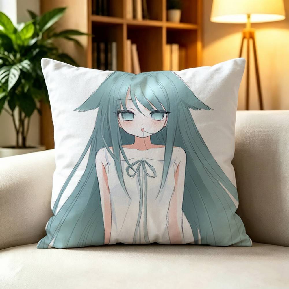 Saya No Uta The S-Song of S-Saya Double-Sided Printed Cushion Cover Bedroom Bedside Sofa Pillow Case