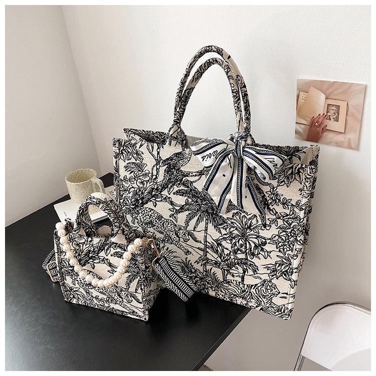 Grand Sac Femme Décontracté Cabas Tendance - Noir - Neuf Avec étiquettes