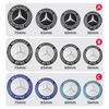 Xzpyk10 Car Sticker 75mm Car Wheel Center Hub Emblem Sticker for Mercedes Benz W203 W204 W205 W209 W210 W211 W212 W176 W166 W163 W221 De