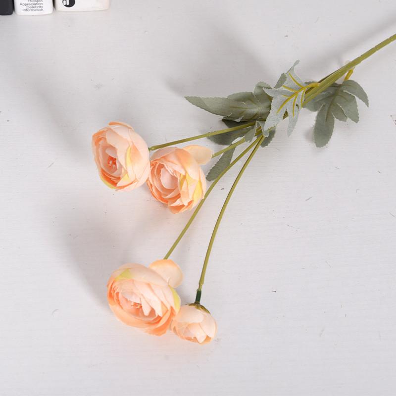 With Camellia Sasanqua Silk Flower Material For Bridal Rose Decor Bouquets