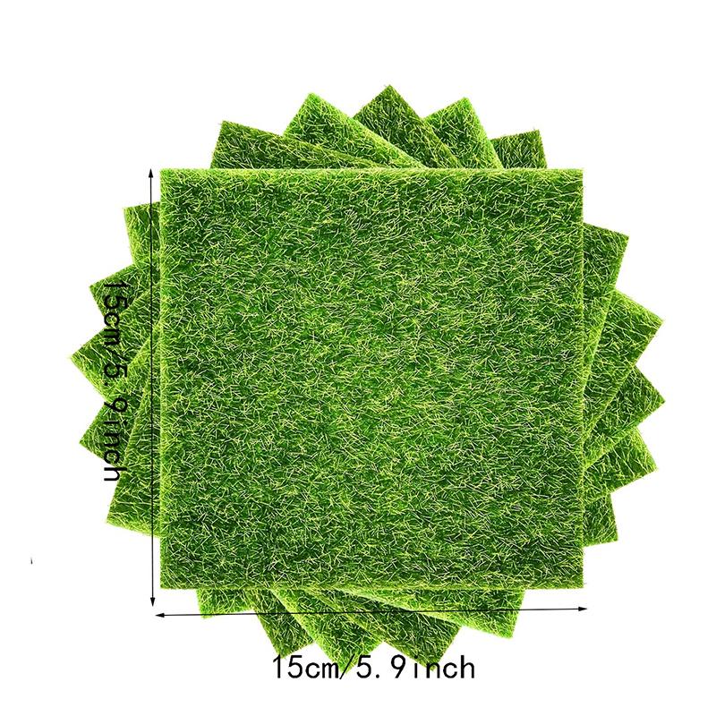 30x30cm Artificial Grassland Simulated Lawn False Moss False Tturf Small Court Landscape Scene Layout Decoration Plant Decor
