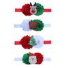 Hair Accessories Twisted Knot Headband Xmas Tree Santa Claus Newborn Hairband Christmas Baby Turban