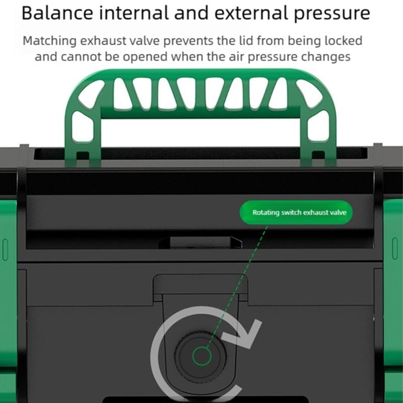 Industrial Tool Box Waterproof Structure with Removable Tray Storage Box For Professional Technicians