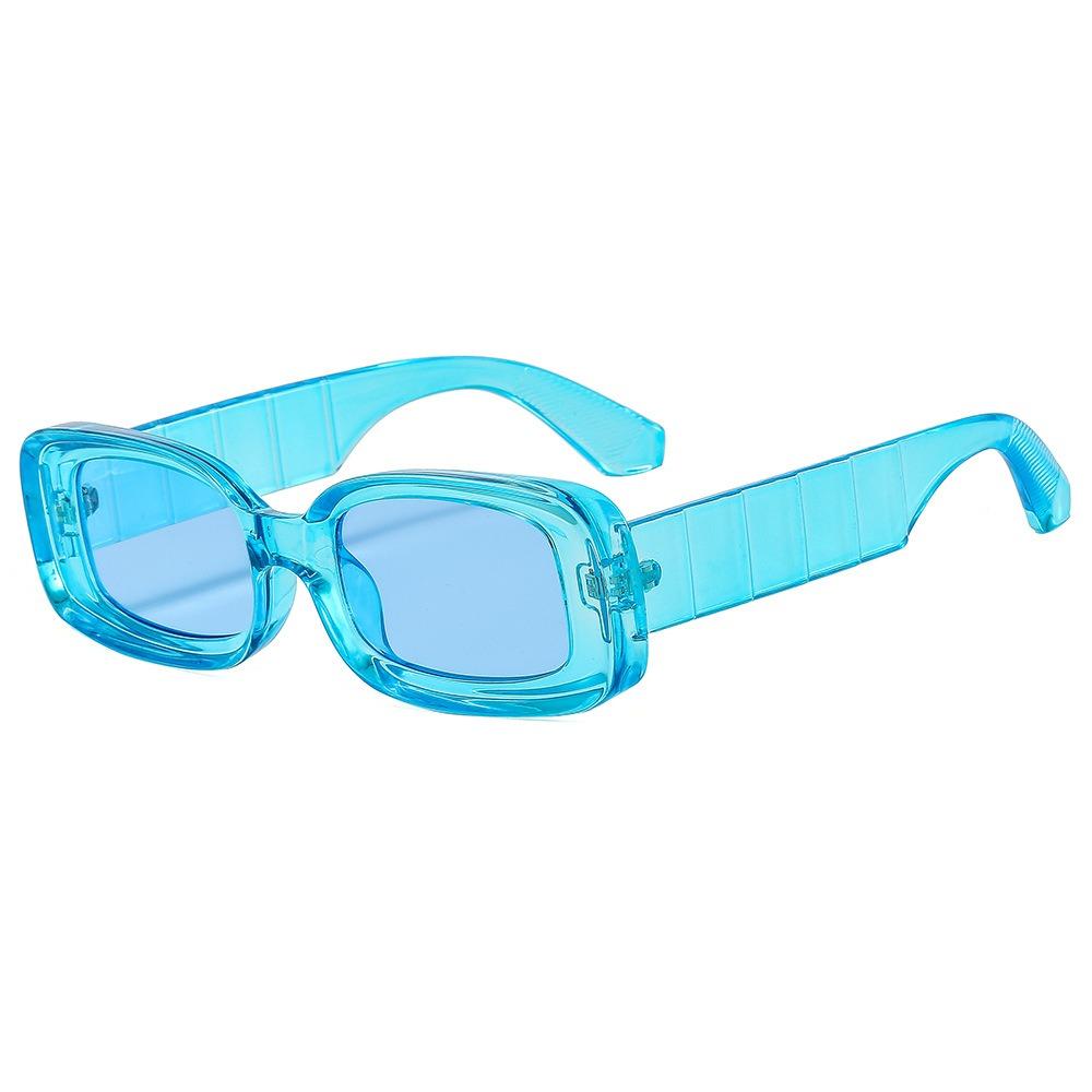 Trendy Hip-Hop Small Square Sunglasses Vintage Candy Color Sun Glasses UV400 Cool Traveling Eyeglasses Women Men