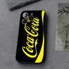 Hot C-Coca Drinks C-Cola Phone Case Funda For Iphone 13 17 16 11 15ProMax 14 12 Pro Xs Max Mini Xr X 7 8 6 6s Plus Covers