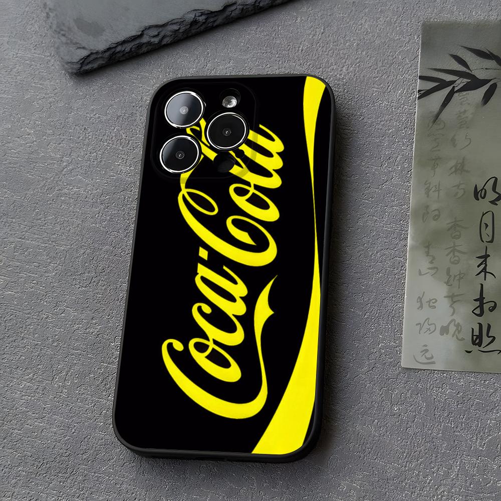 Hot C-Coca Drinks C-Cola Phone Case Funda For Iphone 13 17 16 11 15ProMax 14 12 Pro Xs Max Mini Xr X 7 8 6 6s Plus Covers