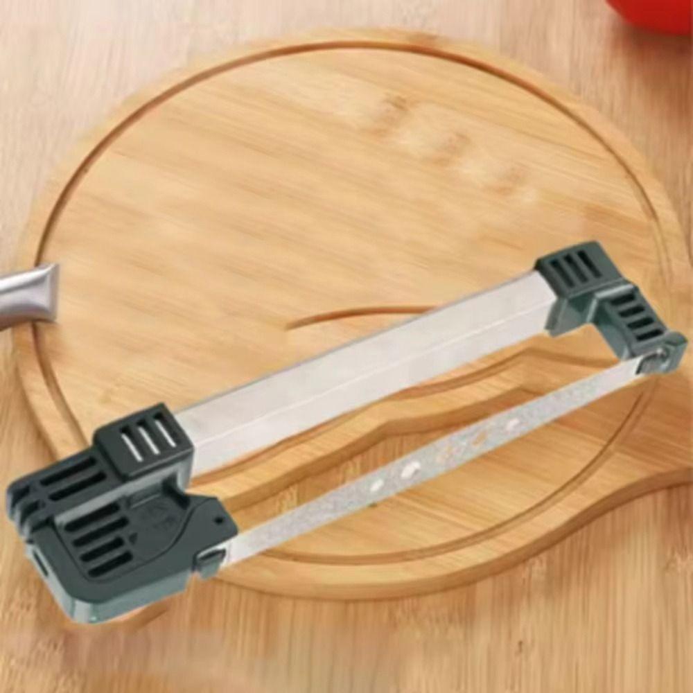 Effort-saving Sharpening Stone Rust-proof Double-sided Kitchen Sharpener Easy to Disassemble Double-sided Sharpener Kitchen Use