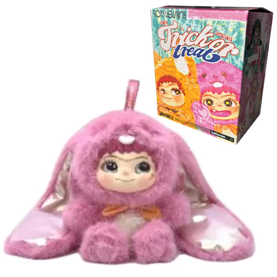 Cute Wakuku Birthday Christma Gift Ornament Mystery Box Wakuku Fox & Bunny Mischief Diary Series Blind Box Plush Pendant