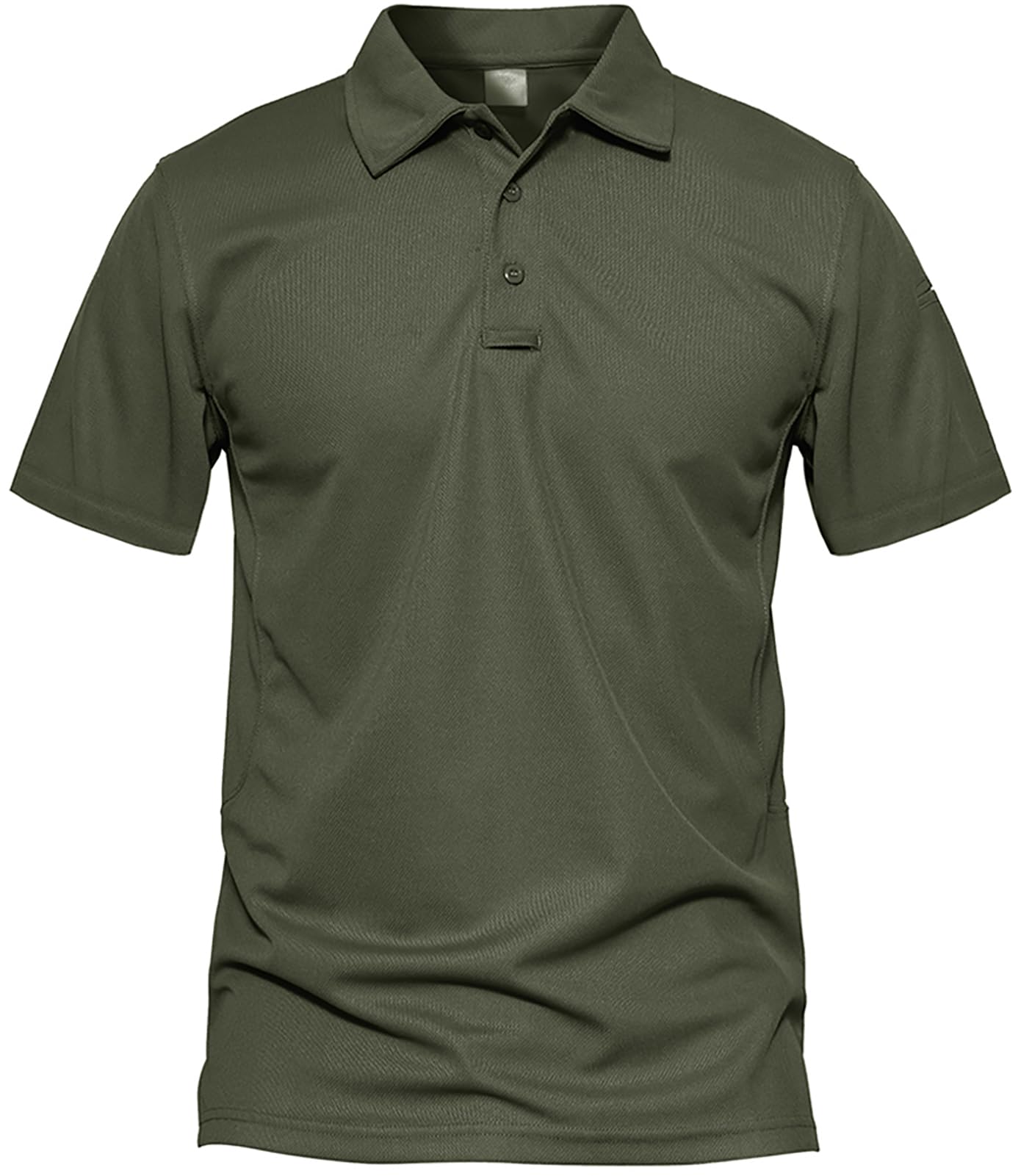 

KEFITEVD Military Polo Short for and Work Size 4XL Men s Shirt, Sleeve, Quick-Drying, Collared, Stretch, Golf, Sports, Outdoors, Hiking, Camping, зелений