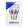 Unicorn Pesca Momoka Gold UT 19g 90% Wolframstahlspitze Darts Barrel Momoka Hayashi Gesamtlänge 42,0 mm Maximaler Durchmesser 7,8 mm Torpedoform