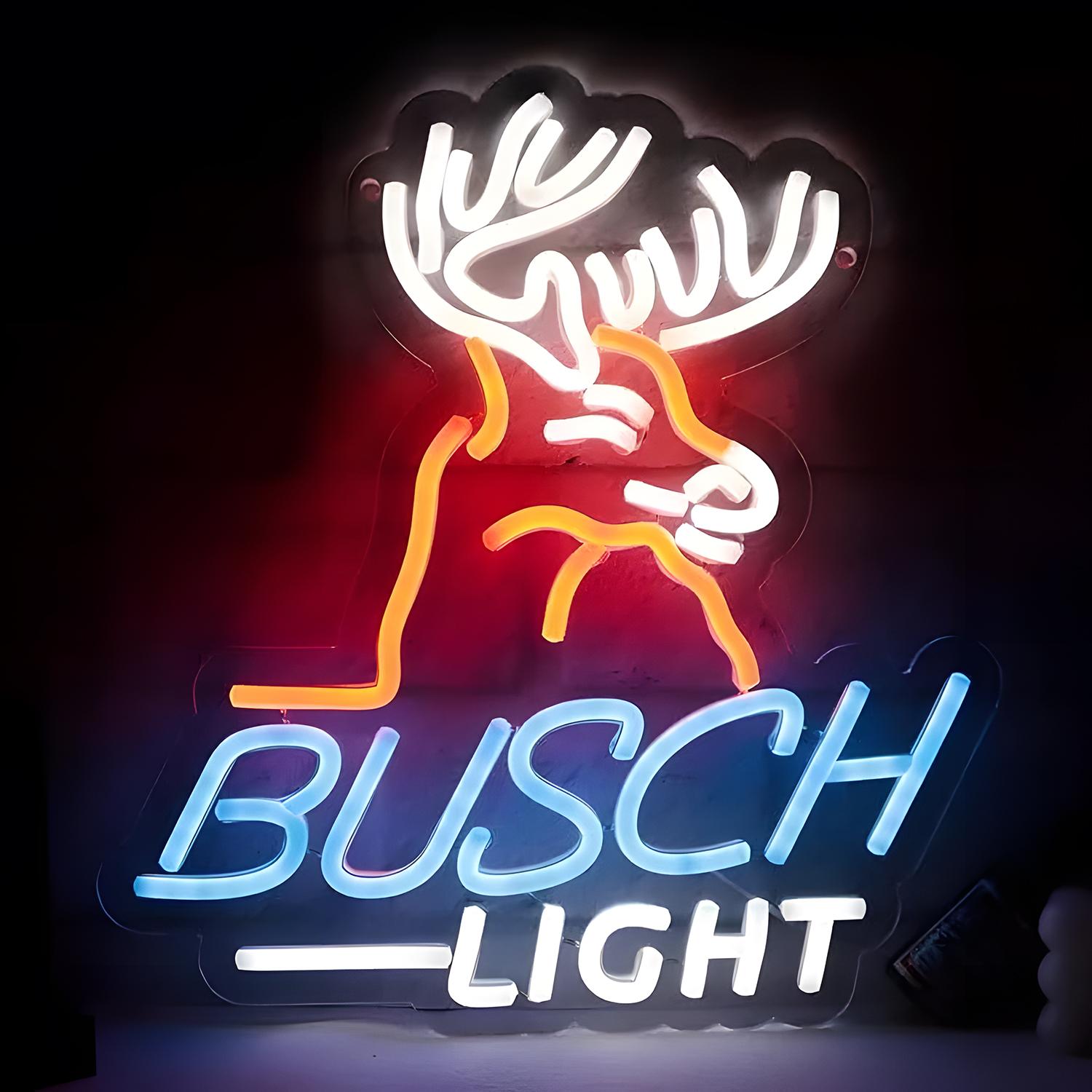 

Pool Party BUSCH LIGHT Neon Sign 5V USB Powered Wall Art Hanging Decor LED Neon Light For Swimming Culb Birthday Party Bar Gifts