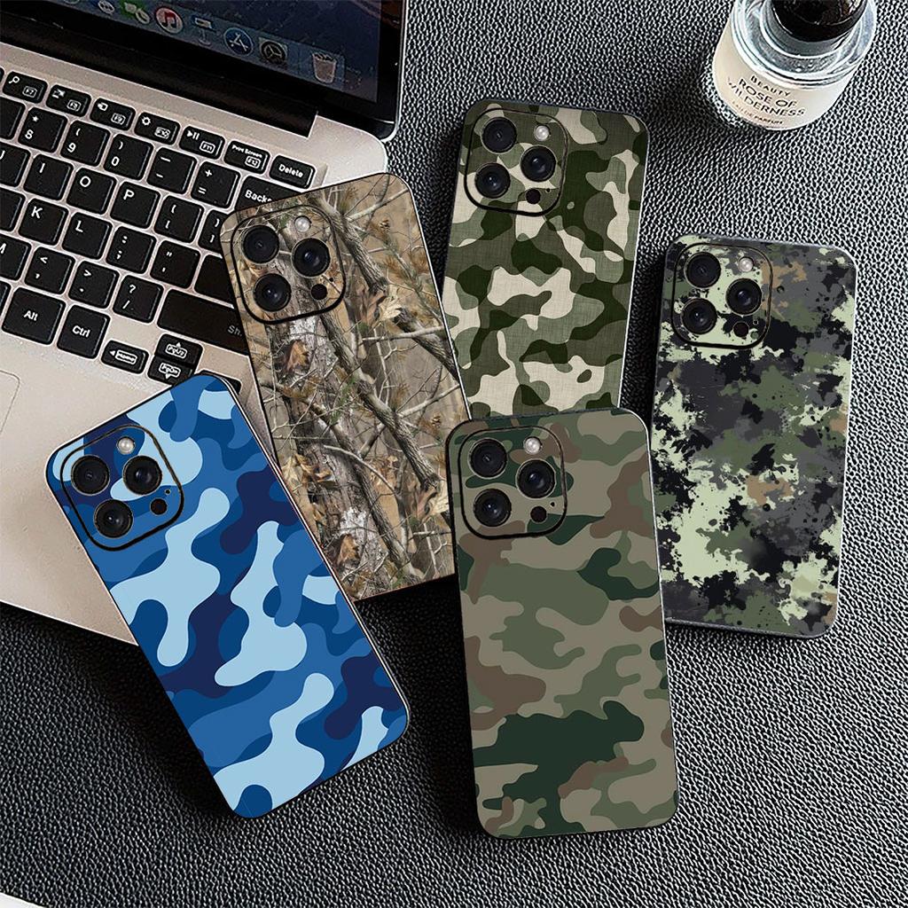 Cover Camo Militärmuster Armee Tarnung für Samsung Galaxy S22 S21 S20 Fe Ultra S9 Plus + A13 A22 M21 M31 M55 M15 Handyhülle
