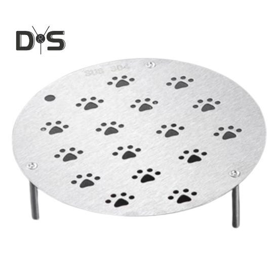 

Компактная стойка для приготовления на пару Прочная несущая способность Полезная пароварка из нержавеющей стали 304 Плита для приготовления яиц на пару 19cm