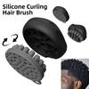 Silicone Hair Curly Twist Magic Barber Brush African Coil Wave Dread Natural Hair Brush Hair Style Tool Salon Accessories