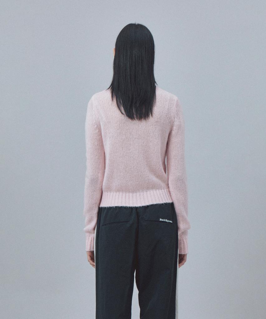 REST&RECREATION Button Hole Knit Cardigan - Pink