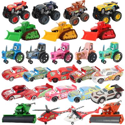 Auta Disney Pixar Auta Blesk McQueen rhapsody matador buldozer náklaďák Burák sklízecí stroj 1:55 Kovový model auta na odlití Hračka