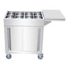 Yimeide CX103 Commercial Mobile Stainless Steel Seasoning Rack